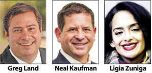 Greg Land, Neal Kaufman and Ligia Zuniga